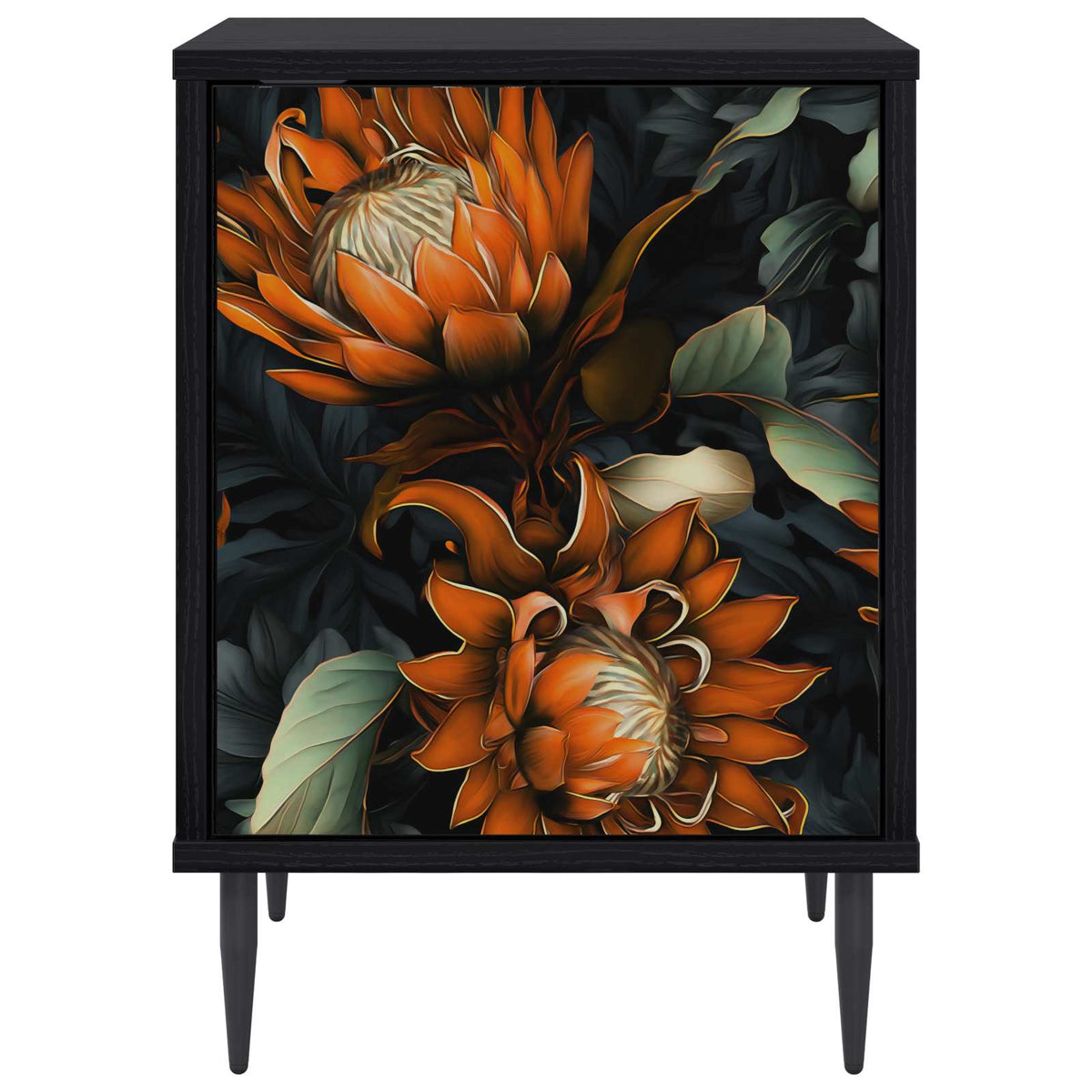 Natskab LOCHEM Sort eg 36 x 33 x 51 cm Konstrueret træ