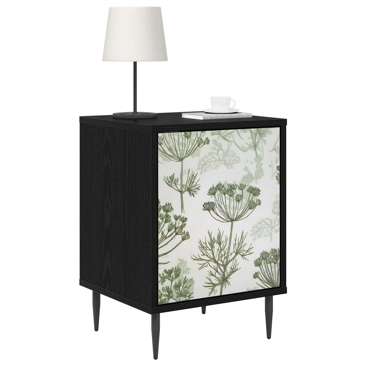 Natskab GOTHA Sort eg 36 x 33 x 51 cm Konstrueret træ