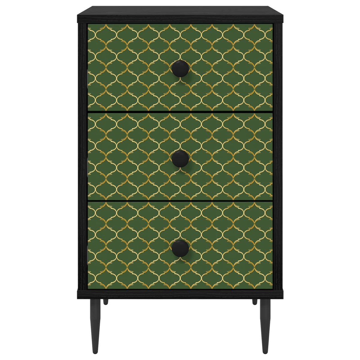 Natskab GELEEN Sort eg 36 x 33 x 61 cm Konstrueret træ