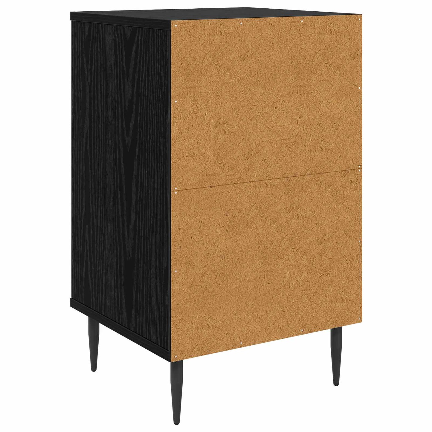 Natskab RAALTE 2 stk. Sort eg 36 x 33 x 61 cm Konstrueret træ
