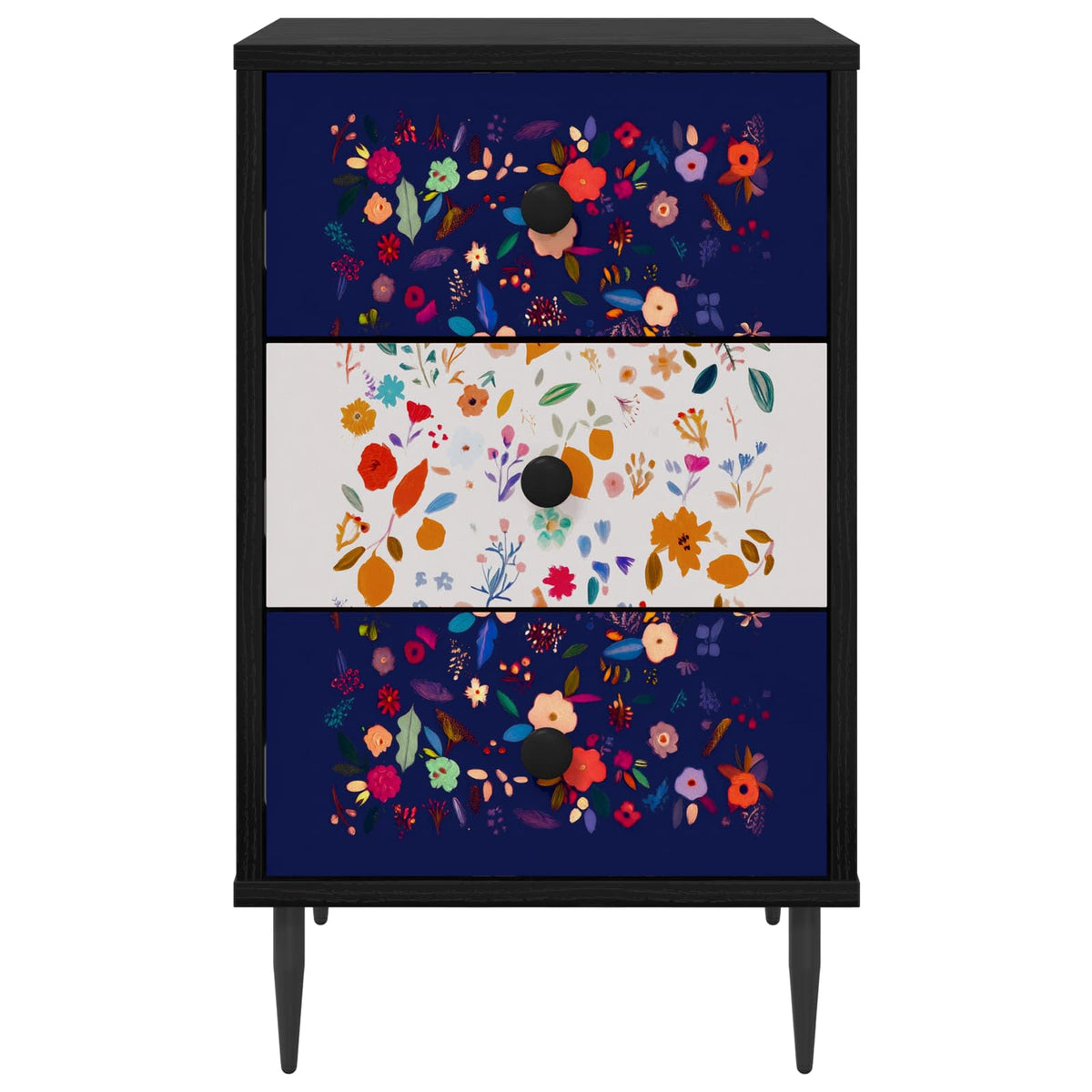 Natskab MAINZ Sort eg 36 x 33 x 61 cm Konstrueret træ