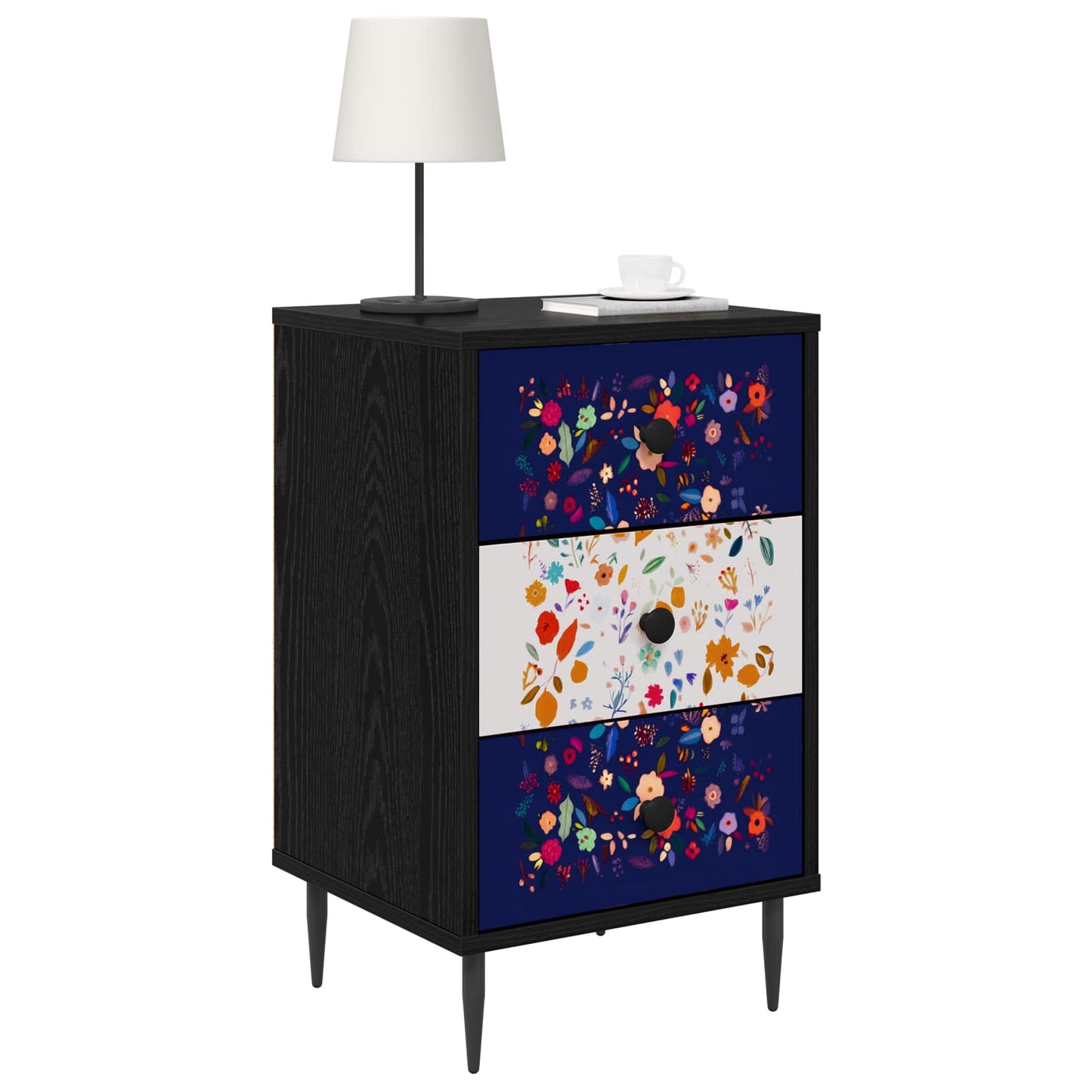 Natskab MAINZ Sort eg 36 x 33 x 61 cm Konstrueret træ