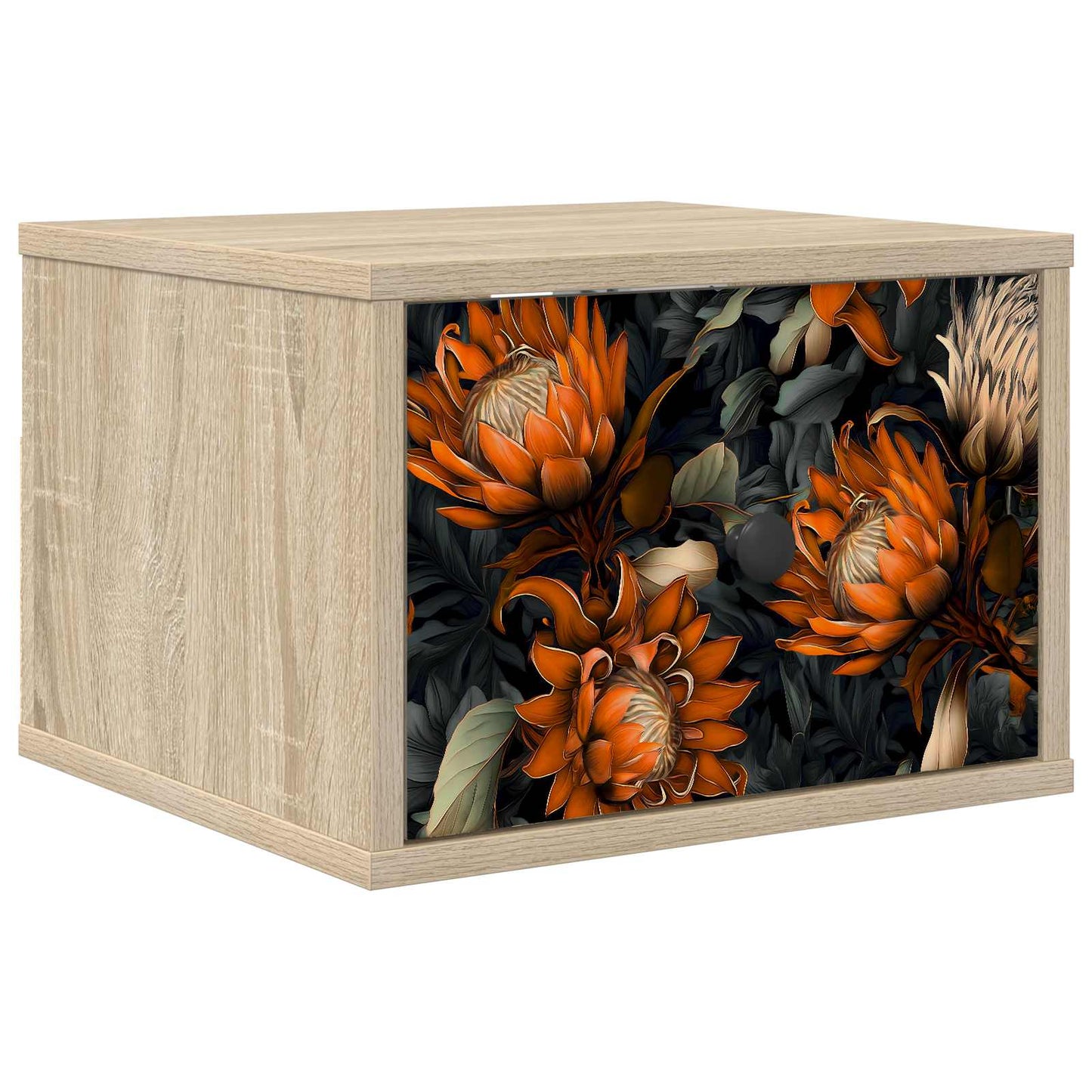 Vægmonteret natbord LOCHEM Sonoma-eg 36 x 33 x 25 cm