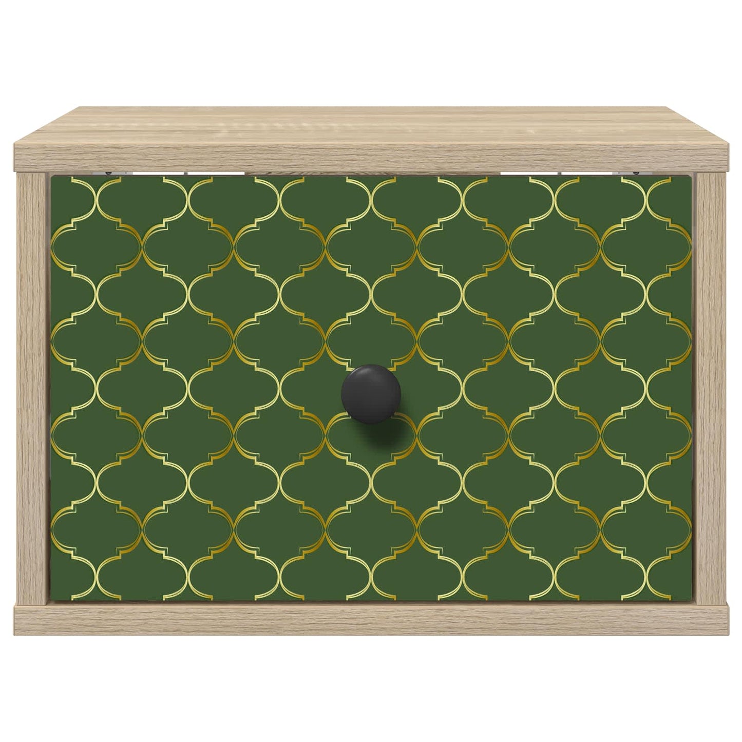 Vægmonteret natbord GELEEN Sonoma-eg 36 x 33 x 25 cm