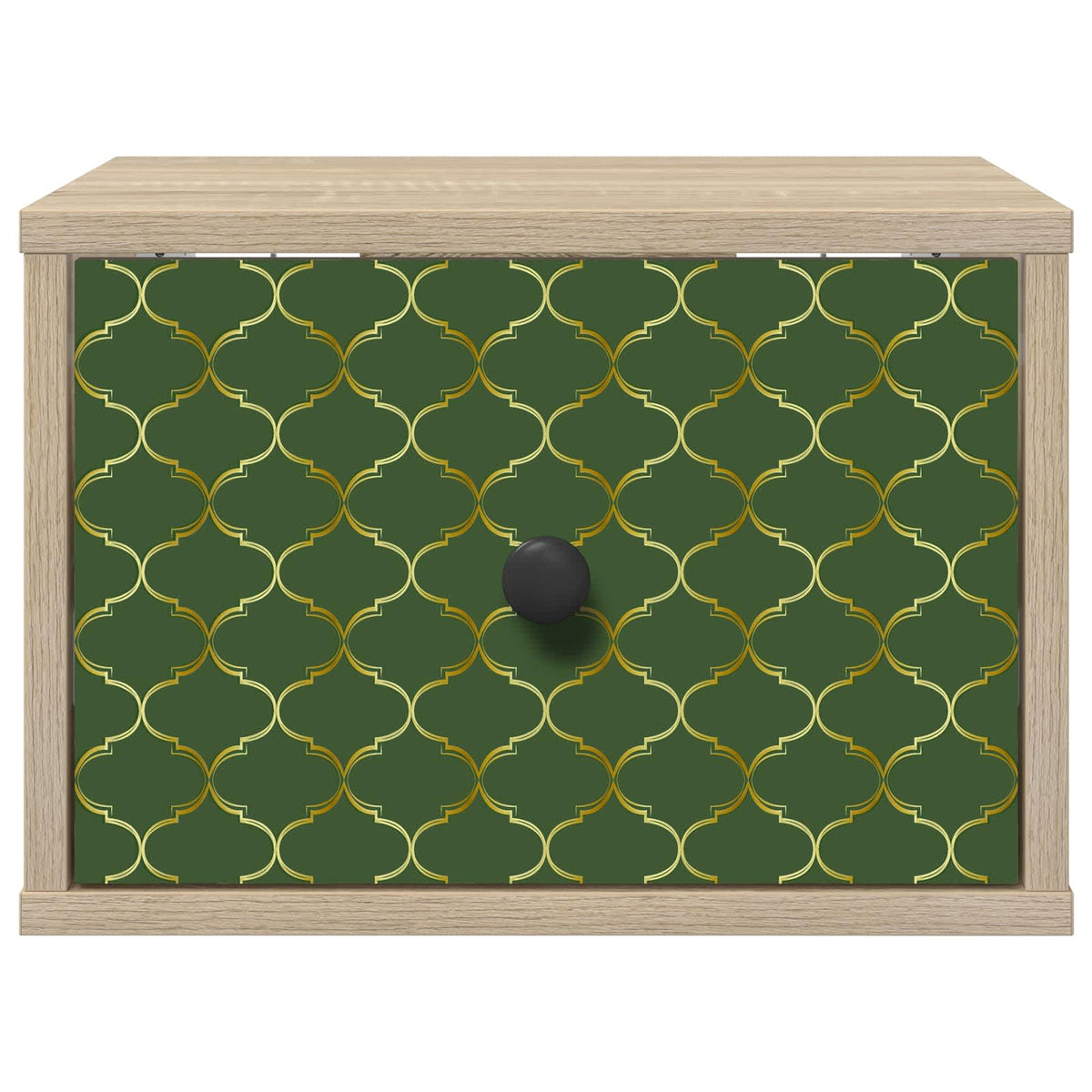 Vægmonteret natbord GELEEN 2 stk. Sonoma-eg 36 x 33 x 25 cm
