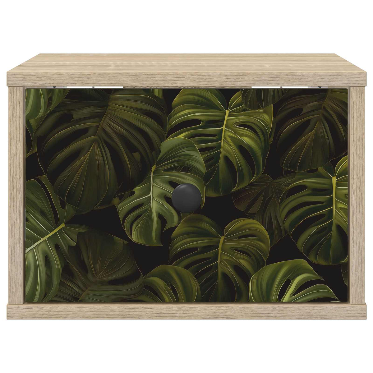 Vægmonteret natbord ELBURG Sonoma-eg 36 x 33 x 25 cm