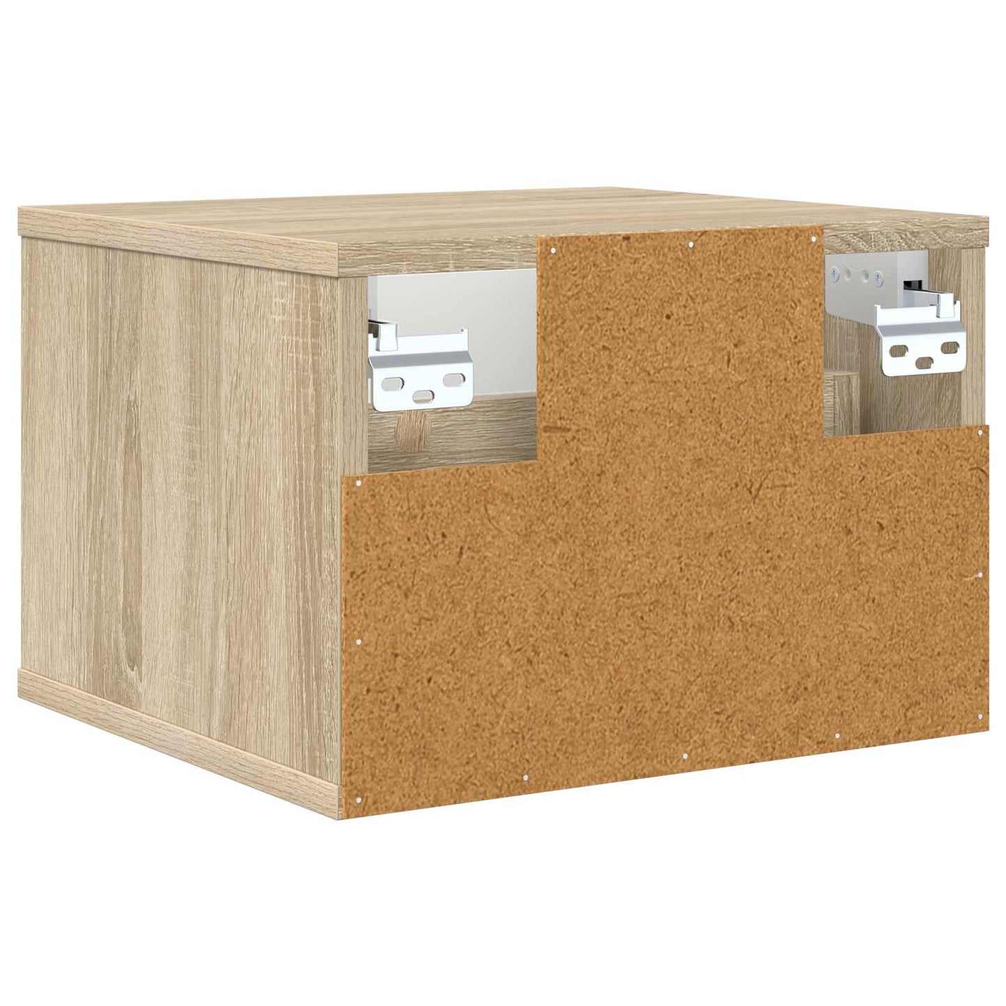 Vægmonteret natbord HEESCH Sonoma-eg 36 x 33 x 25 cm