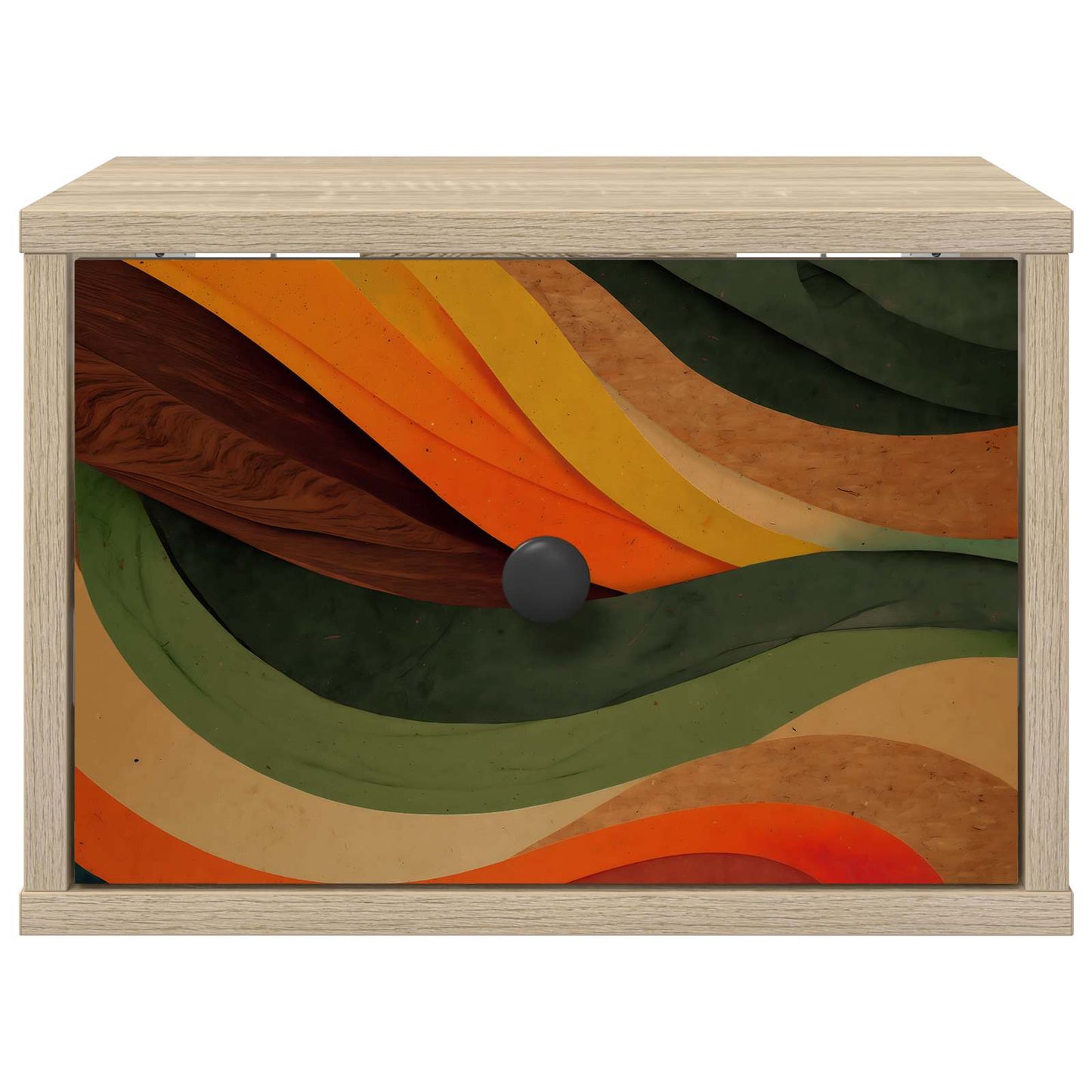 Vægmonteret natbord BONN Sonoma-eg 36 x 33 x 25 cm