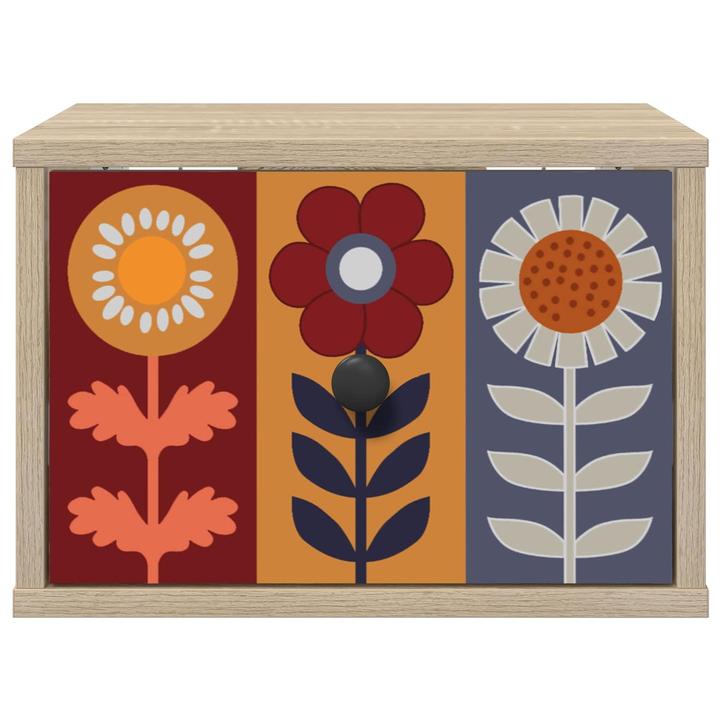 Vægmonteret natbord ESSEN Sonoma-eg 36 x 33 x 25 cm