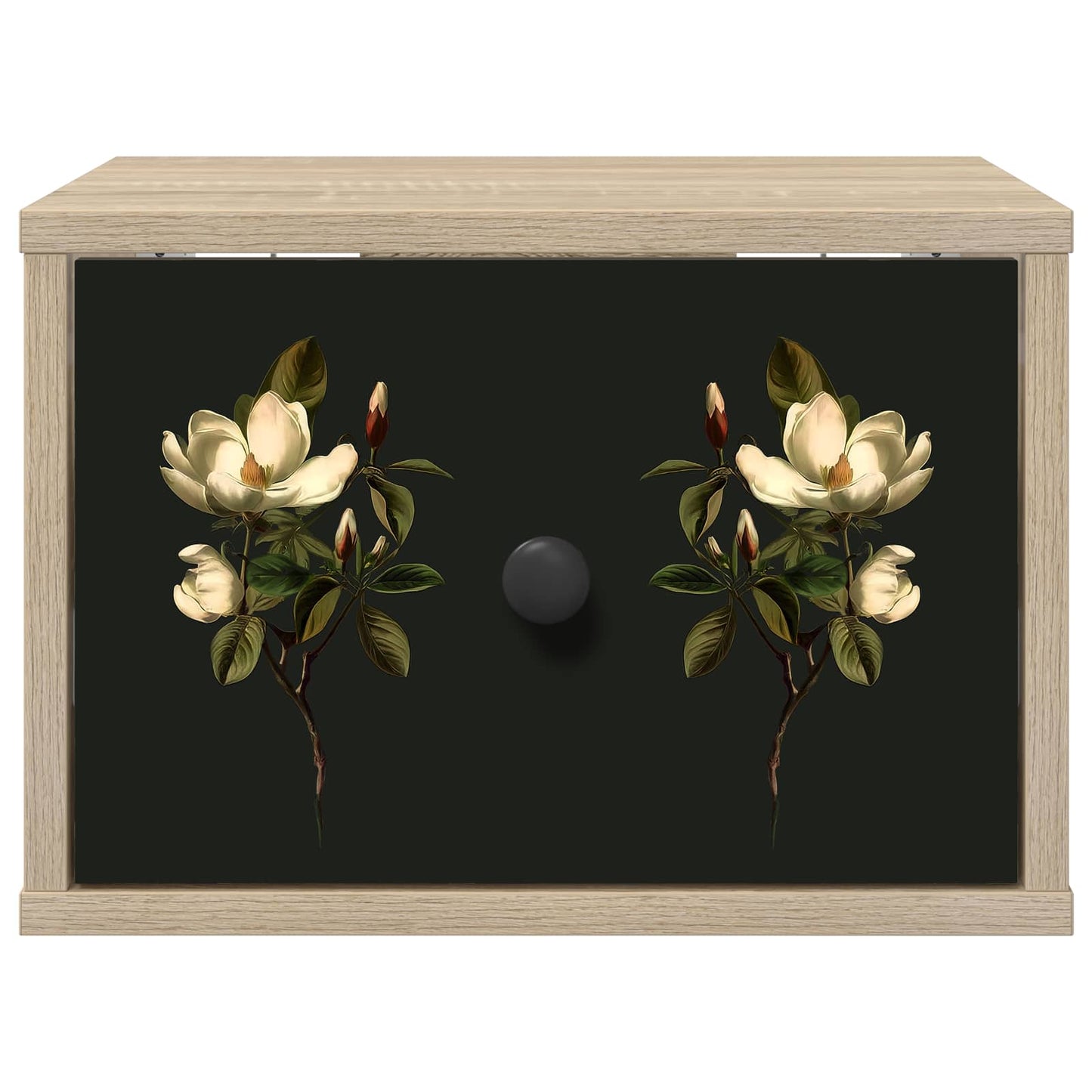 Vægmonteret natbord BREMEN 2 stk. Sonoma-eg 36 x 33 x 25 cm