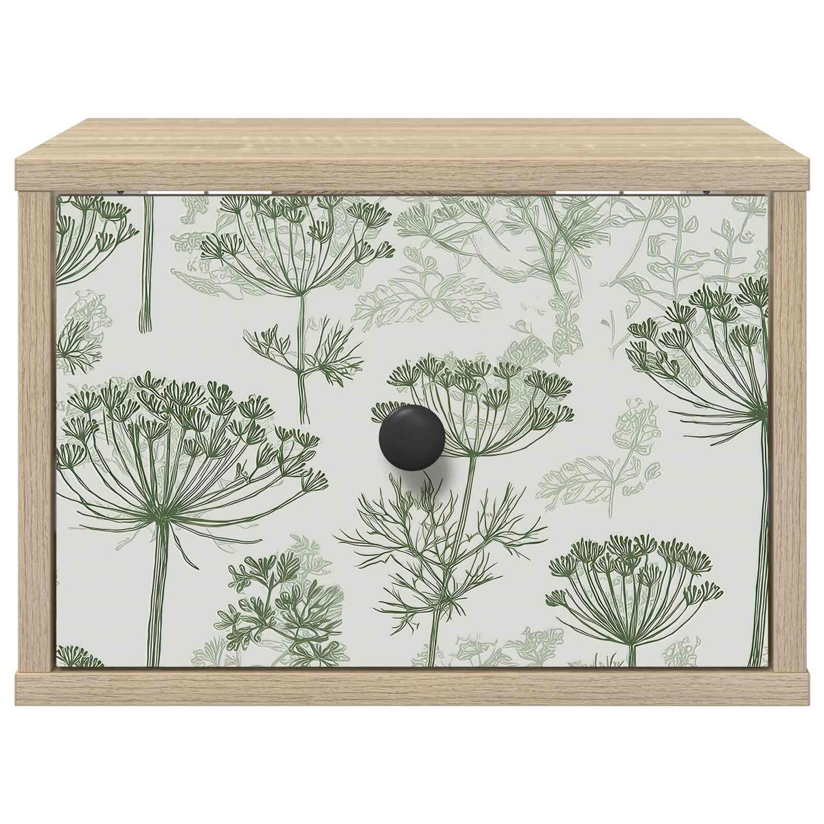 Vægmonteret natbord GOTHA 2 stk. Sonoma-eg 36 x 33 x 25 cm