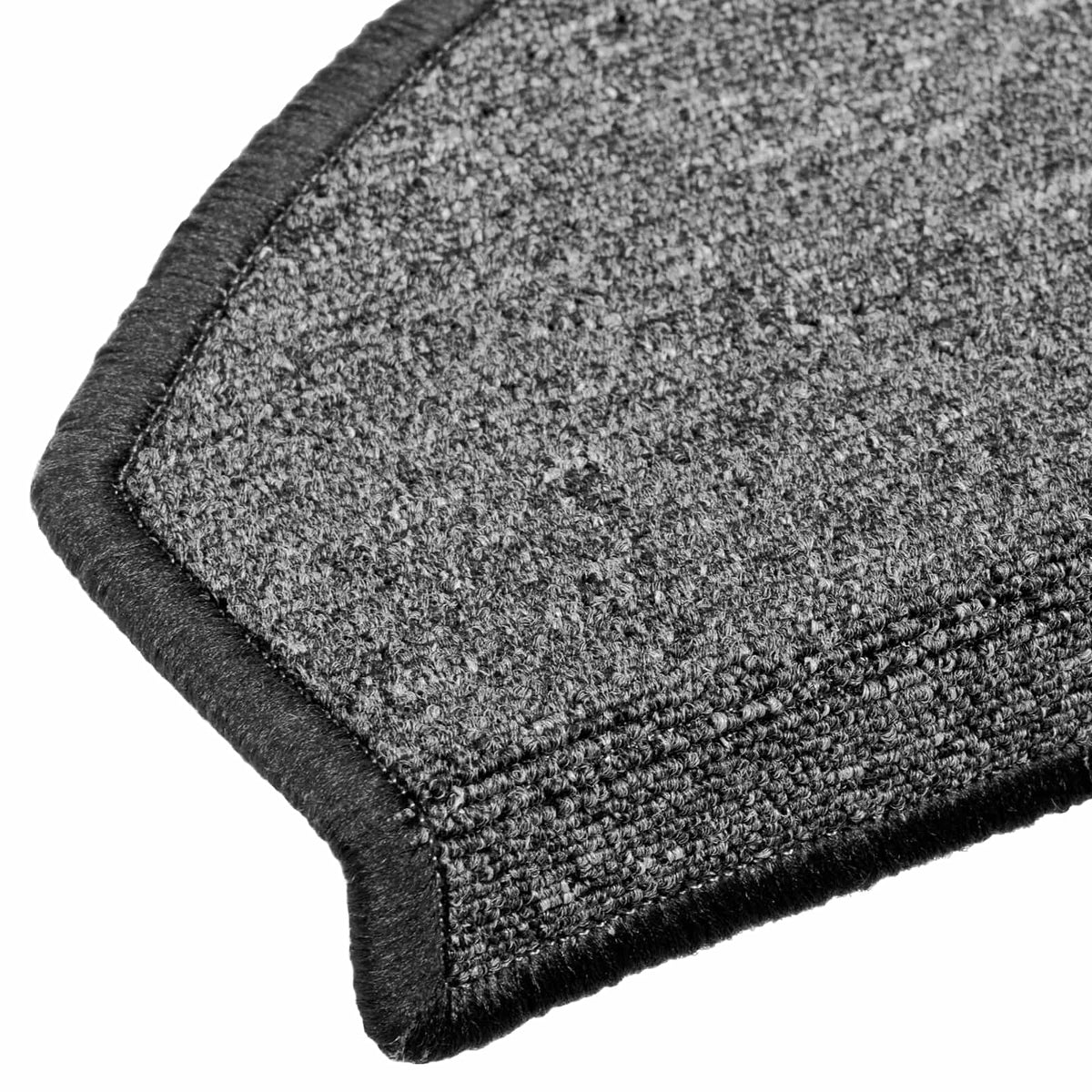Selvklæbende Trappemåtter 15 stk. 80 x 24,5 x 3,5 cm Mørkegrå