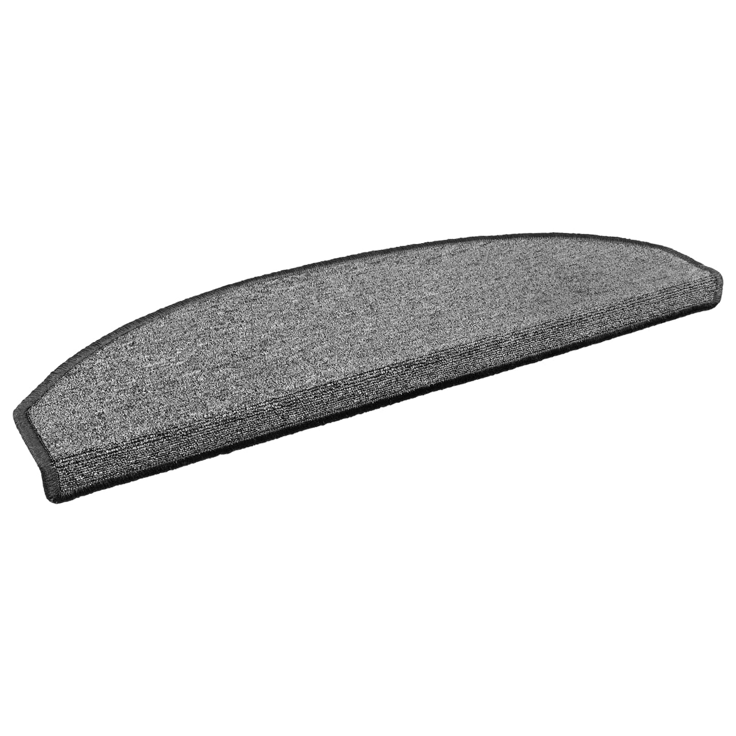Selvklæbende Trappemåtter 15 stk. 80 x 24,5 x 3,5 cm Mørkegrå