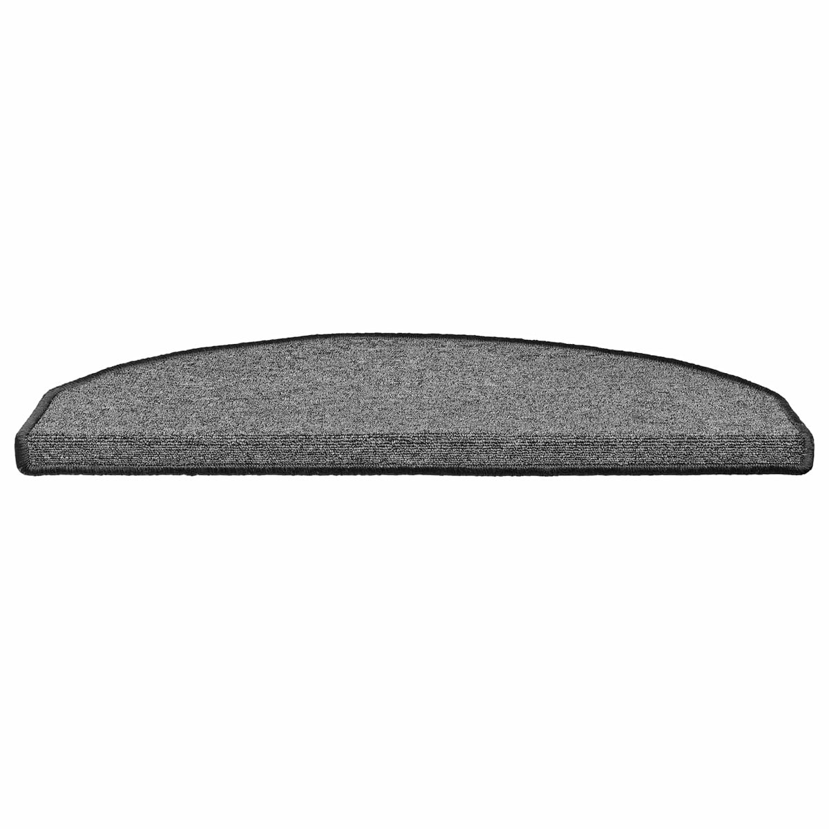 Selvklæbende Trappemåtter 15 stk. 80 x 24,5 x 3,5 cm Mørkegrå