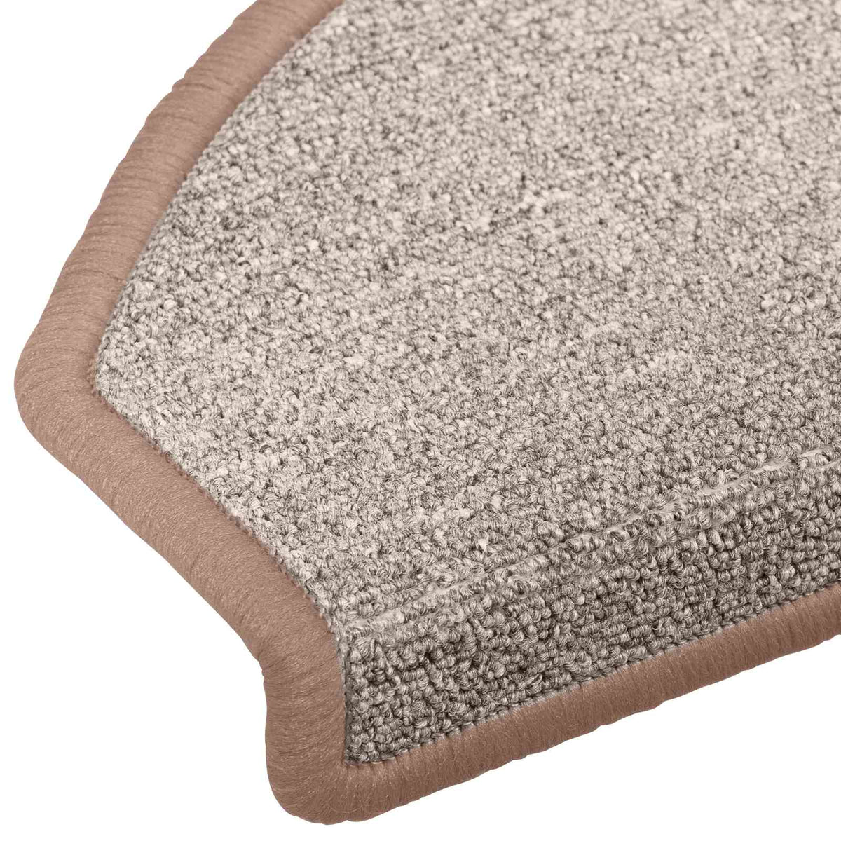 Selvklæbende Trappemåtter 15 stk. 80 x 24,5 x 3,5 cm Lys Brun