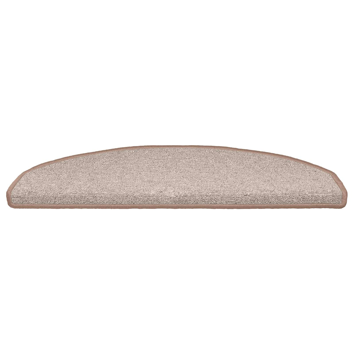 Selvklæbende Trappemåtter 15 stk. 80 x 24,5 x 3,5 cm Lys Brun