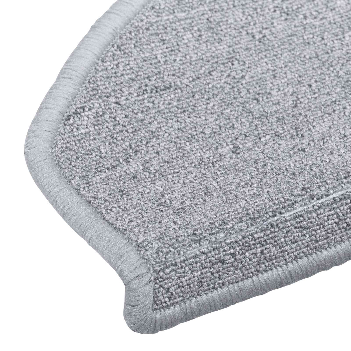 Selvklæbende Trappemåtter 15 stk. 80 x 24,5 x 3,5 cm Lysegrå