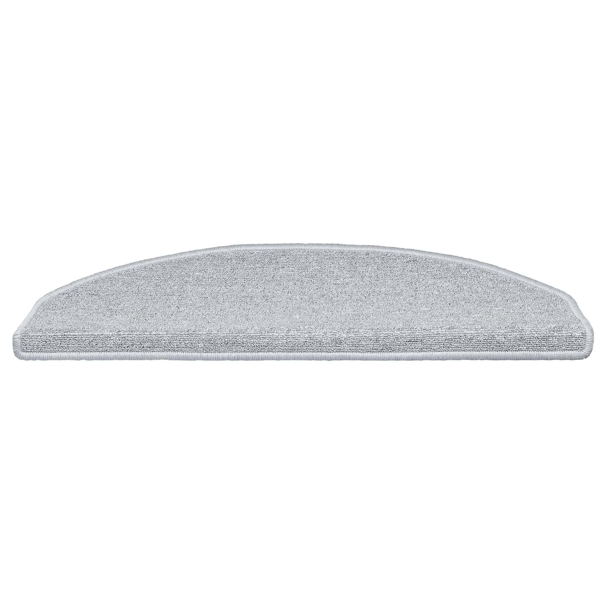 Selvklæbende Trappemåtter 15 stk. 80 x 24,5 x 3,5 cm Lysegrå