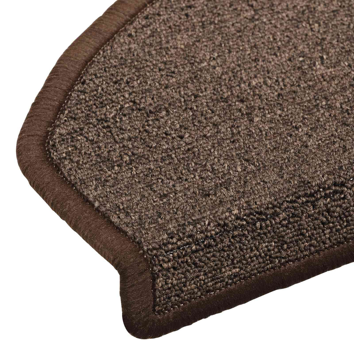 Selvklæbende Trappemåtter 15 stk. 80 x 24,5 x 3,5 cm Kaffe Brun