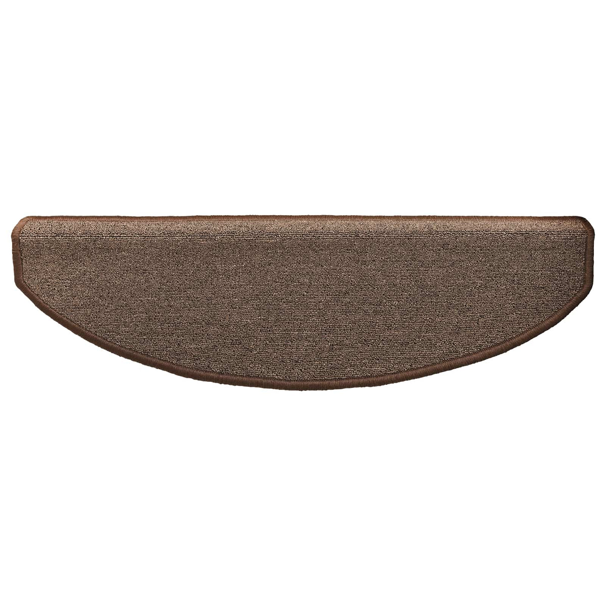 Selvklæbende Trappemåtter 15 stk. 80 x 24,5 x 3,5 cm Kaffe Brun