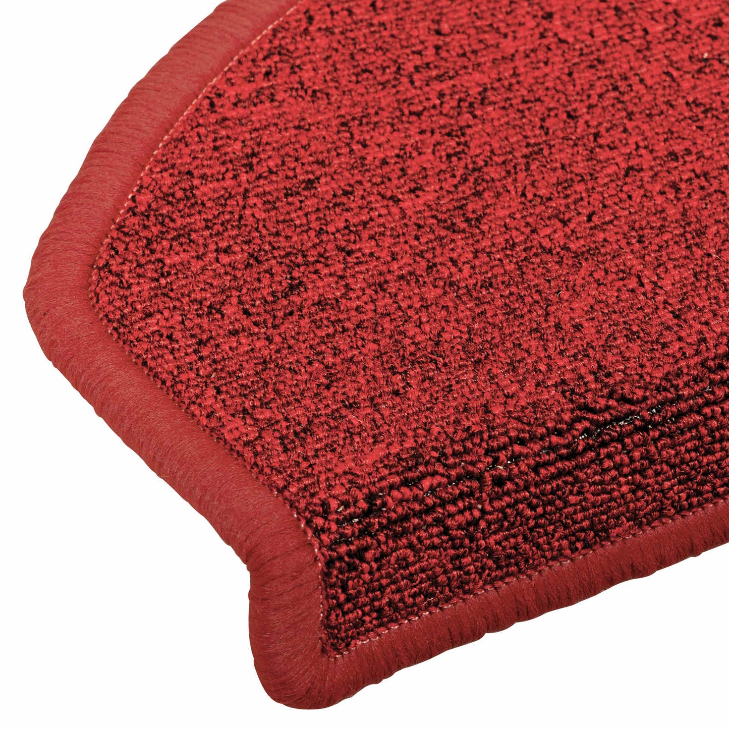 Selvklæbende Trappemåtter 15 stk. 80 x 24,5 x 3,5 cm Rød