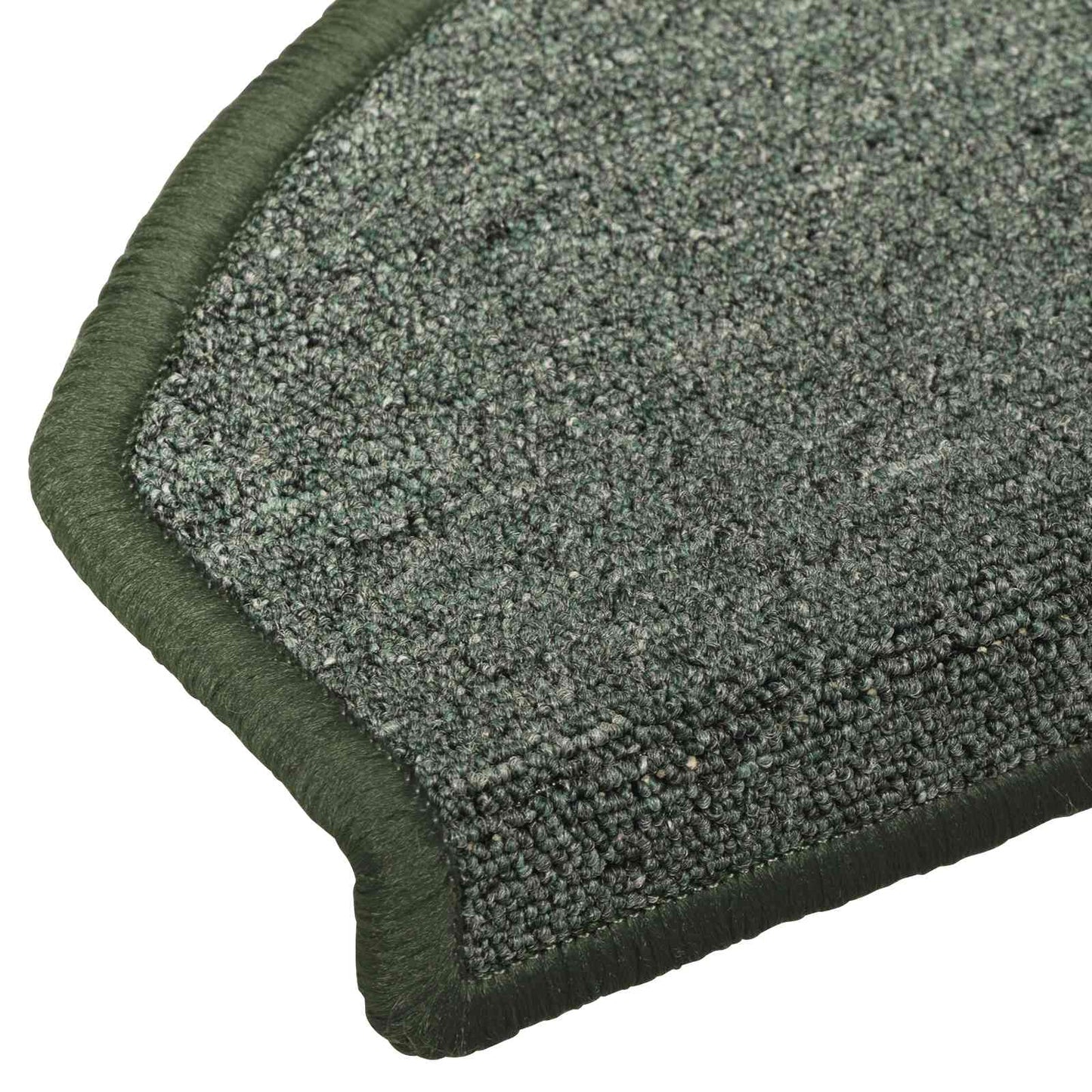 Selvklæbende Trappemåtter 15 stk. 80 x 24,5 x 3,5 cm Mørkegrøn