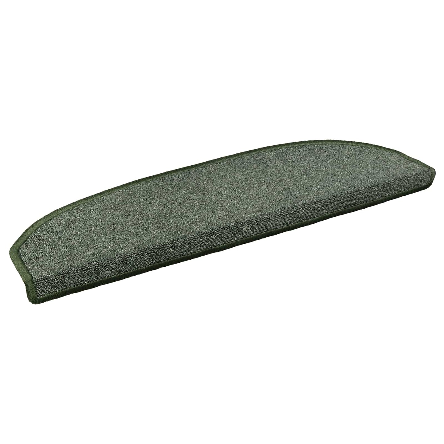 Selvklæbende Trappemåtter 15 stk. 80 x 24,5 x 3,5 cm Mørkegrøn