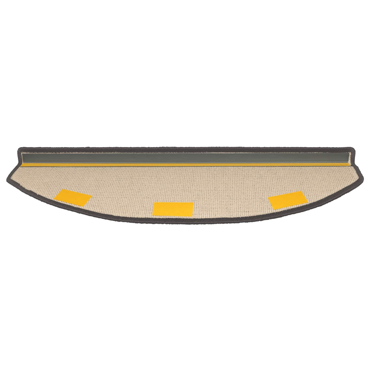 Selvklæbende Trappemåtter 15 stk. 80 x 24,5 x 3,5 cm Mørkegrå