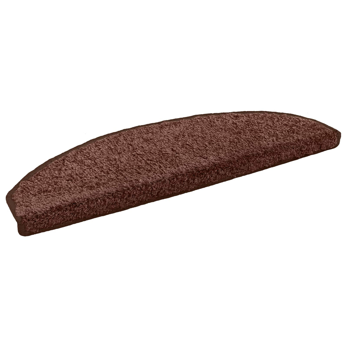 Selvklæbende Trappemåtter 15 stk. 80 x 24,5 x 3,5 cm Brun