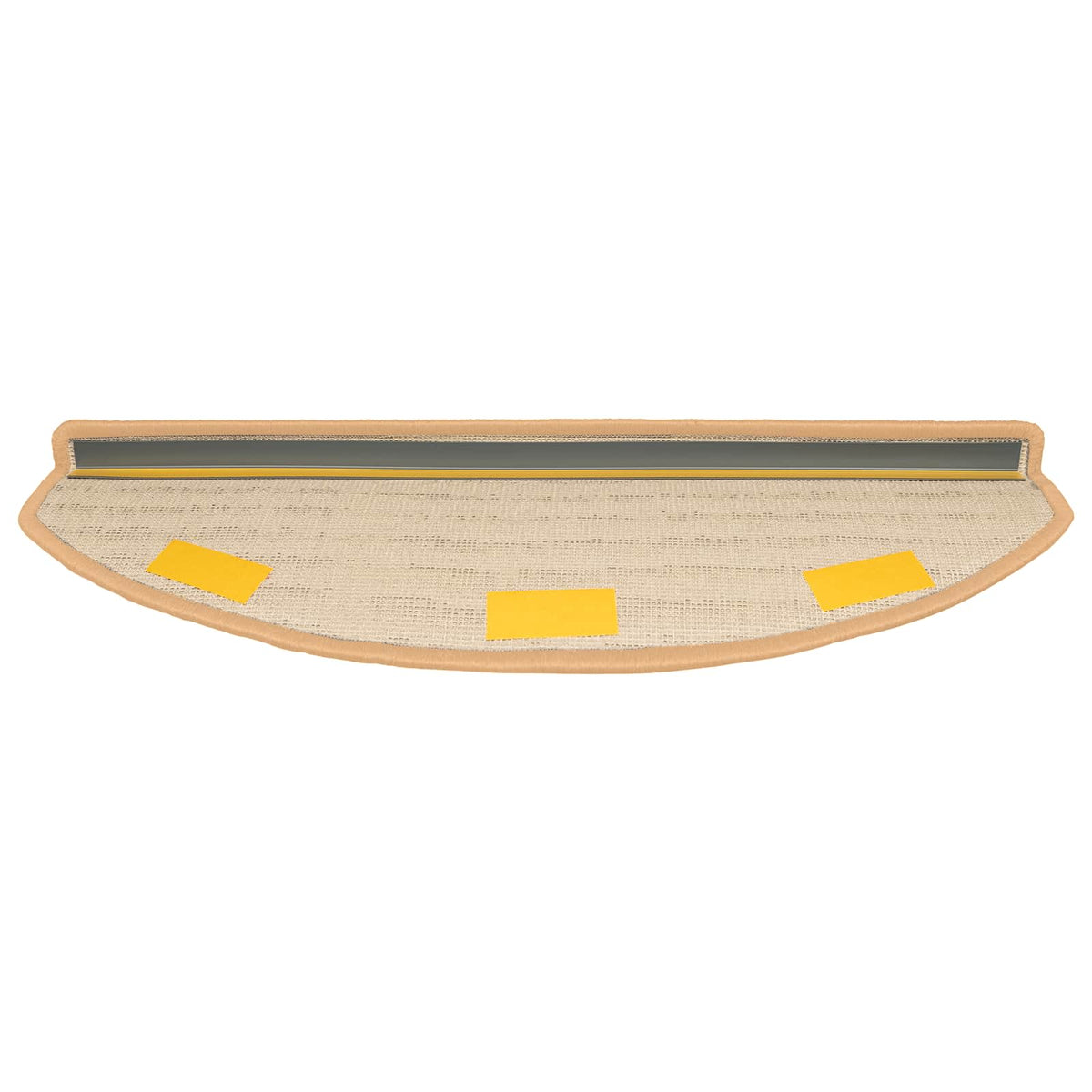 Selvklæbende Trappemåtter 15 stk. 80 x 24,5 x 3,5 cm Guld