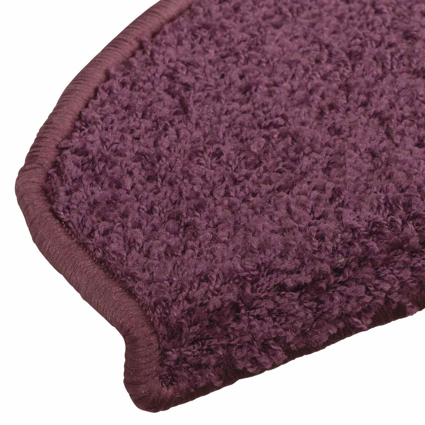 Selvklæbende Trappemåtter 15 stk. 80 x 24,5 x 3,5 cm Mørk lilla