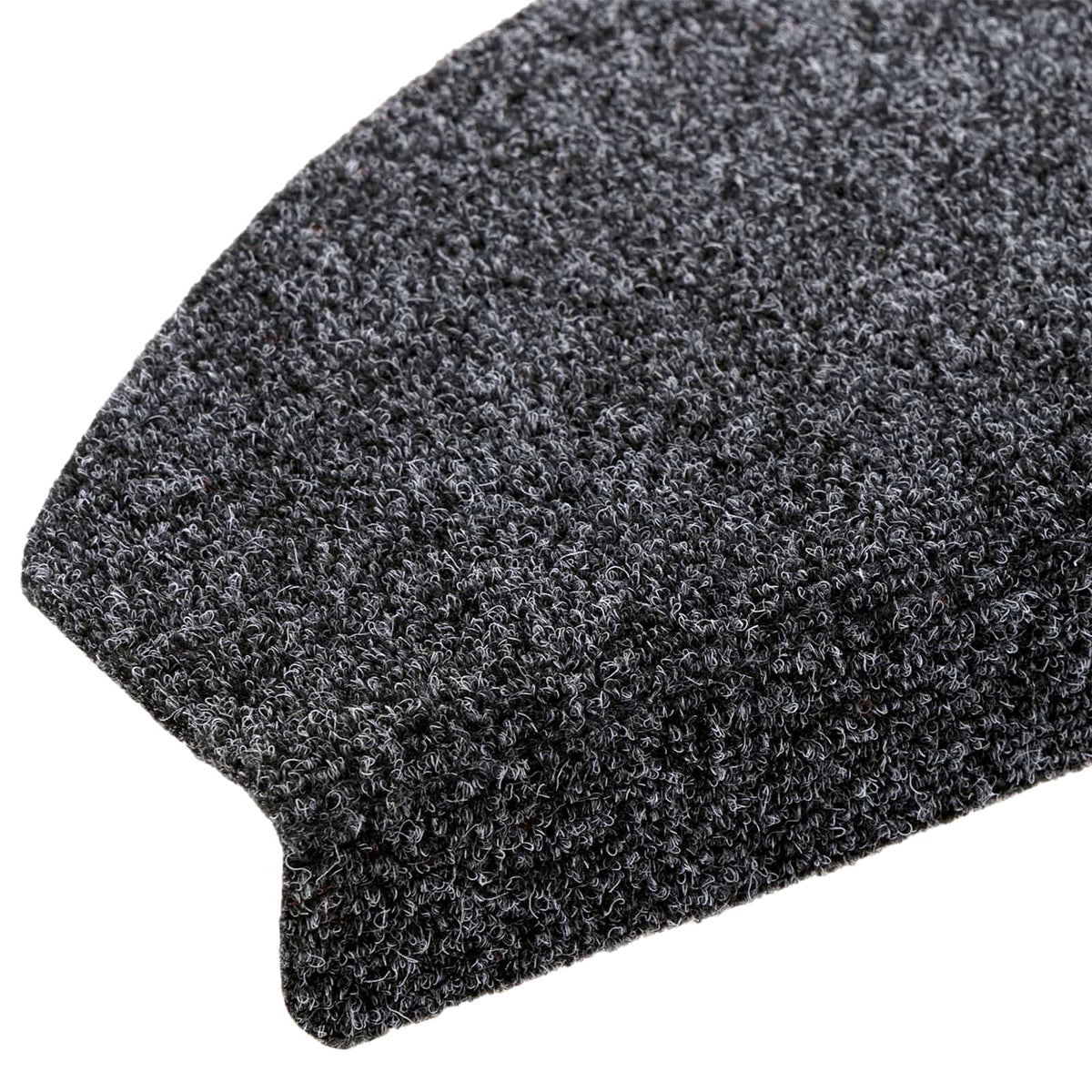 Selvklæbende Trappemåtter 15 stk. 80 x 24,5 x 3,5 cm Mørkegrå