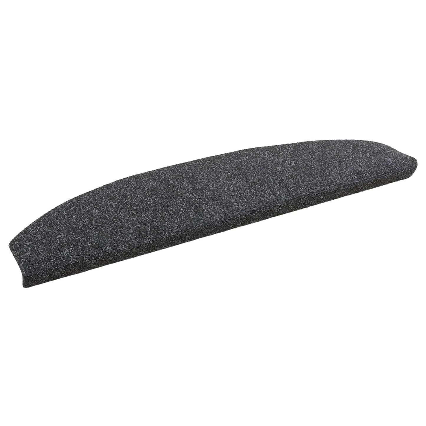 Selvklæbende Trappemåtter 15 stk. 80 x 24,5 x 3,5 cm Mørkegrå