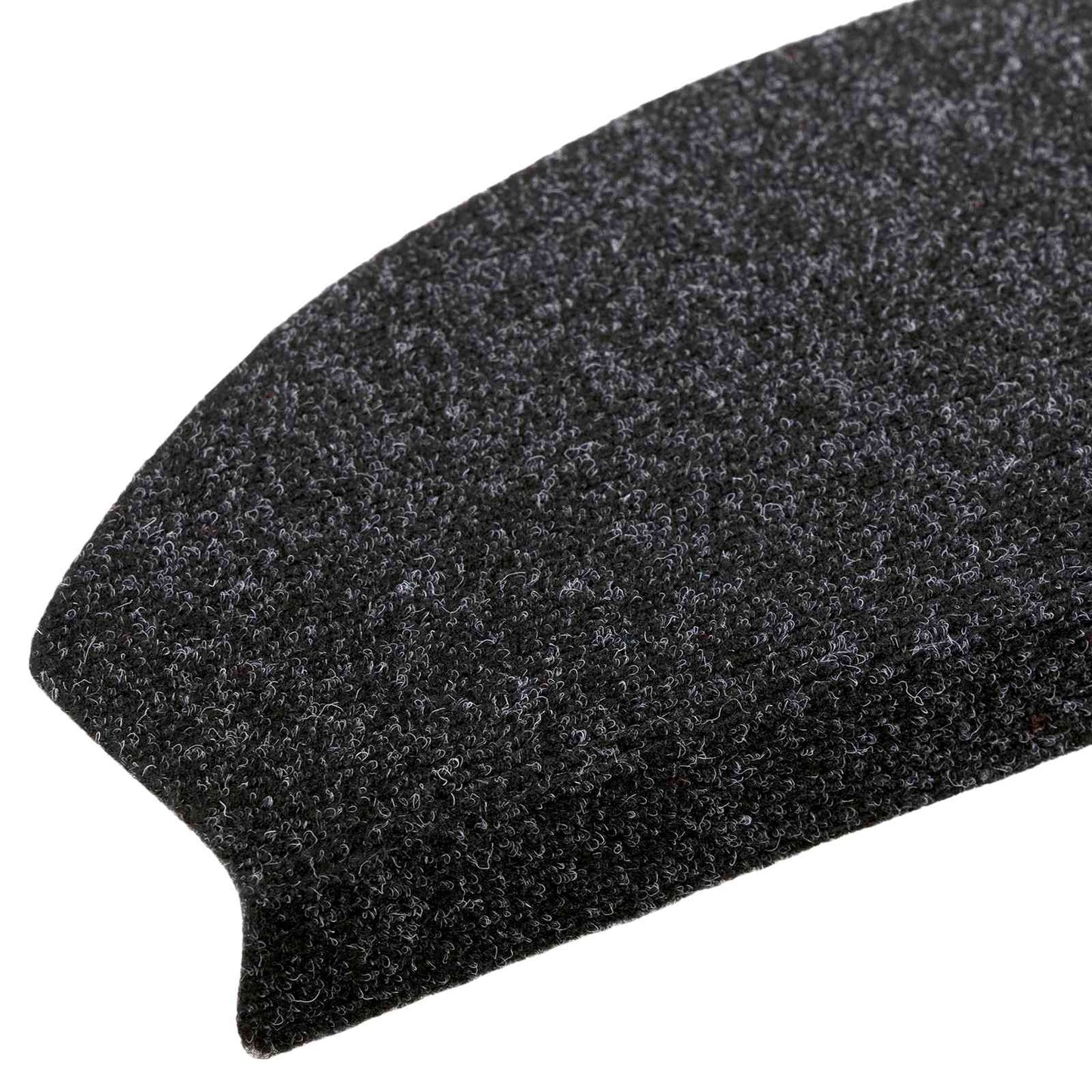 Selvklæbende Trappemåtter 15 stk. 80 x 24,5 x 3,5 cm Sort