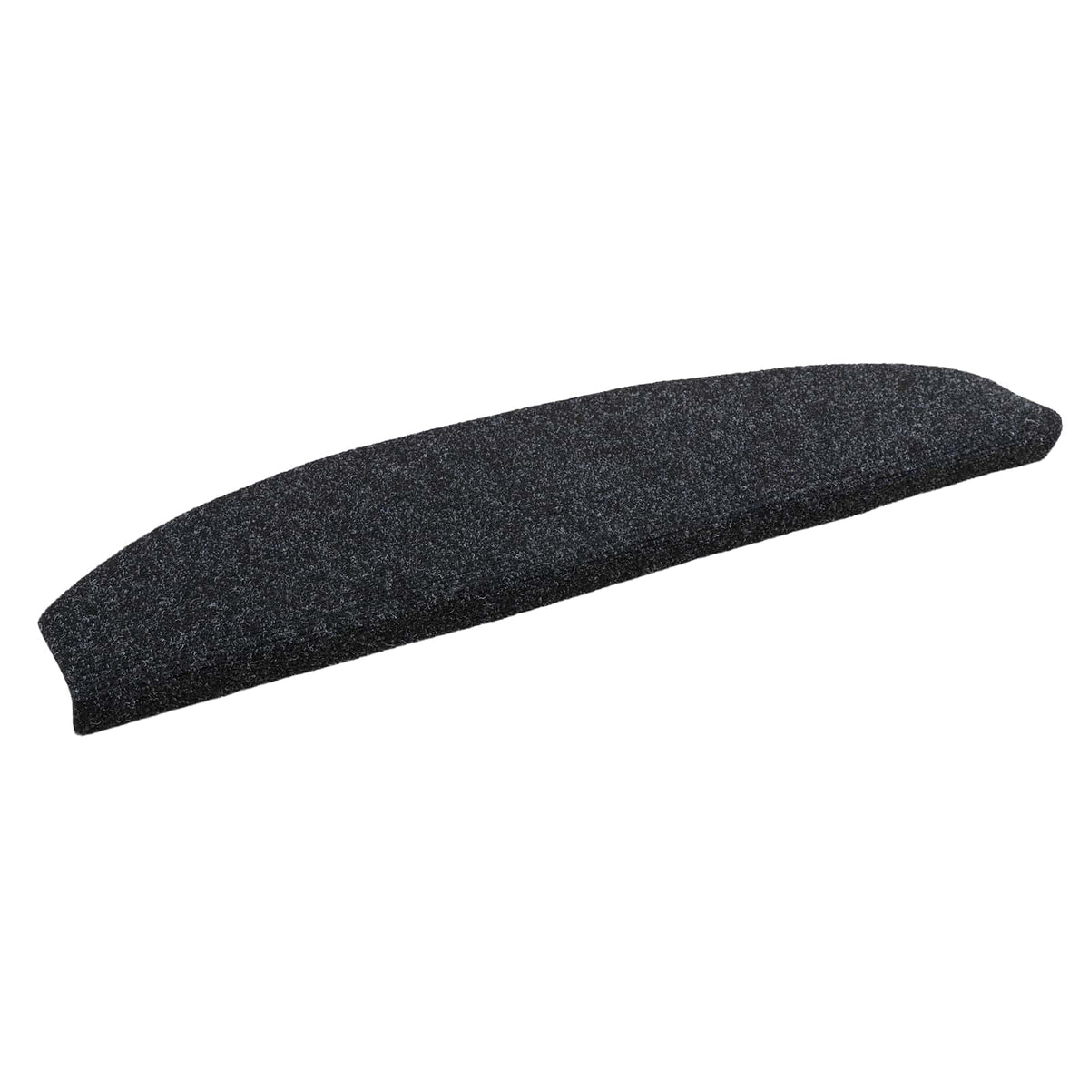 Selvklæbende Trappemåtter 15 stk. 80 x 24,5 x 3,5 cm Sort
