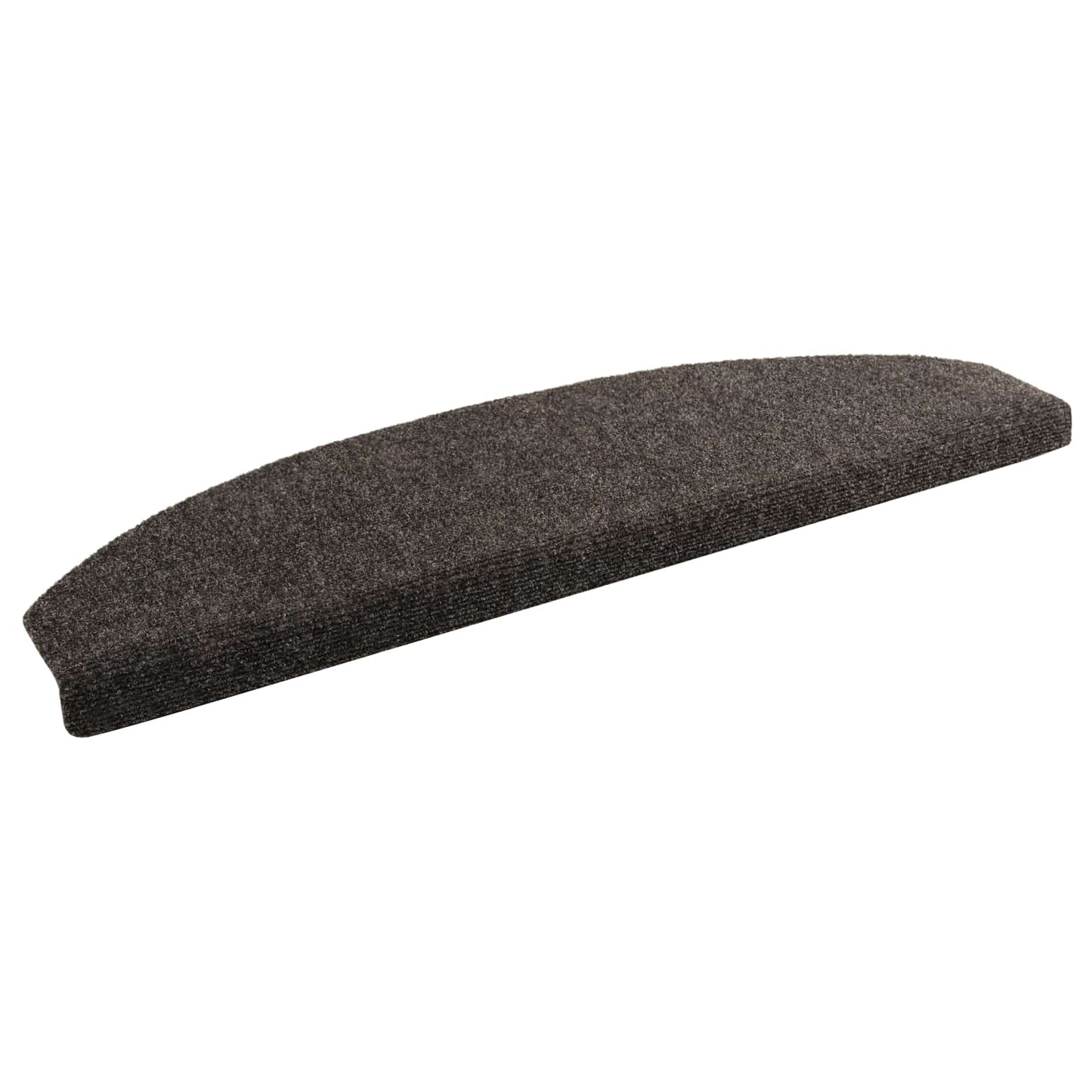 Selvklæbende Trappemåtter 15 stk. 80 x 24,5 x 3,5 cm Antracit