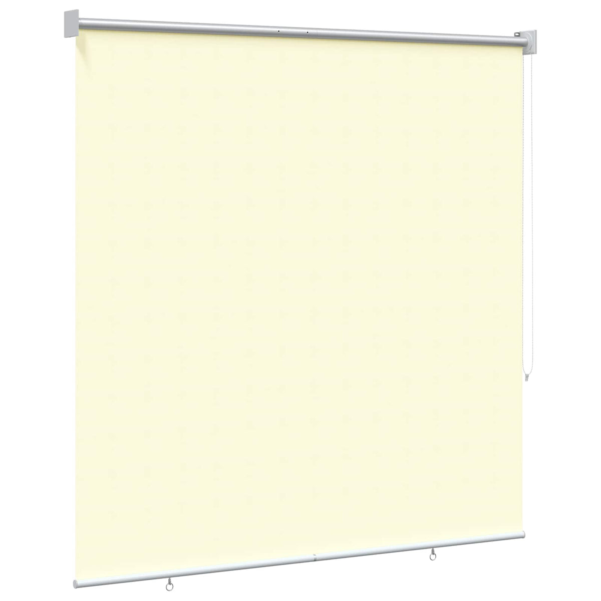 Udeterrasse Rullegardin UV Beskyttelse Cremefarvet Polyester