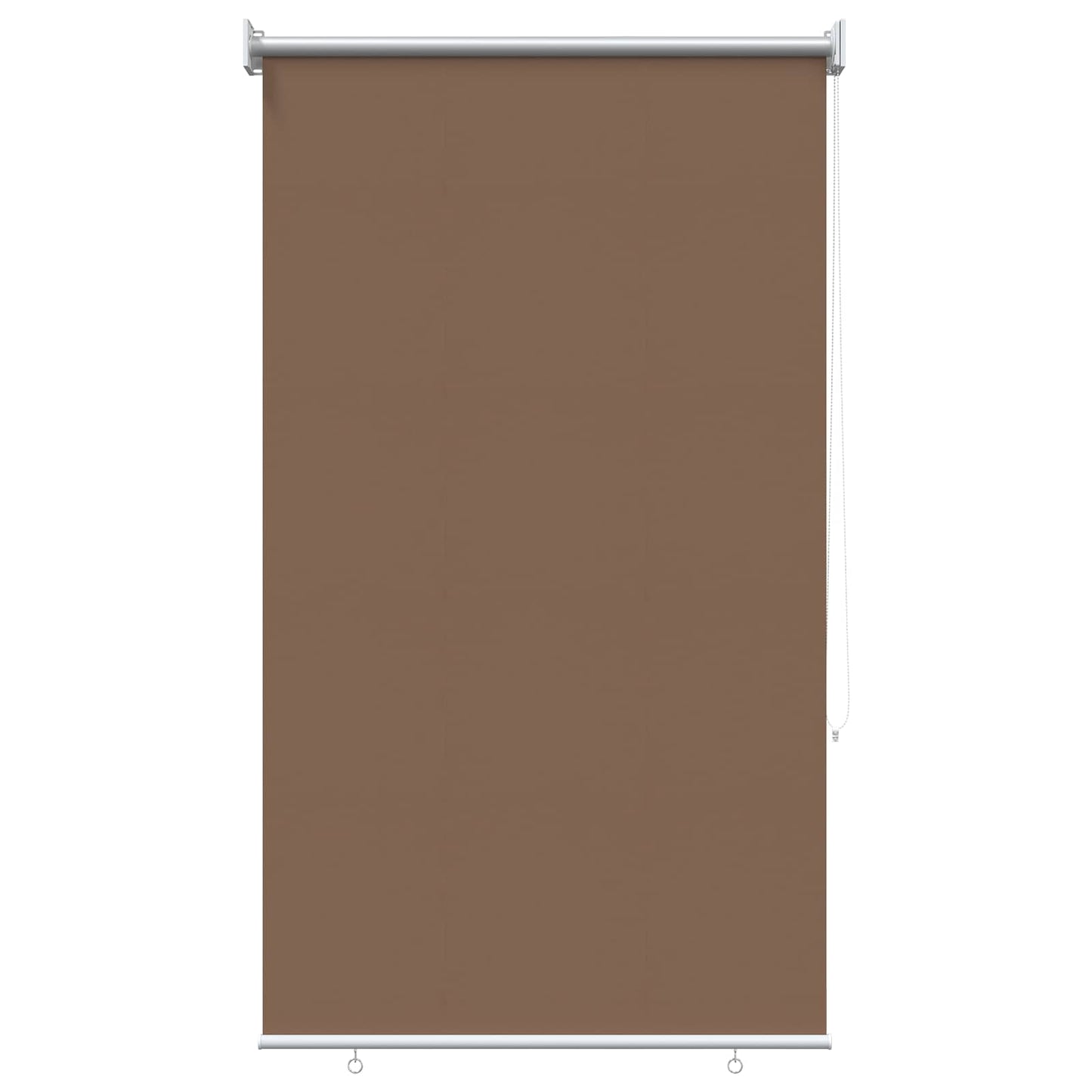 Udeterrasse Rullegardin UV Beskyttelse Gråbrun Polyester