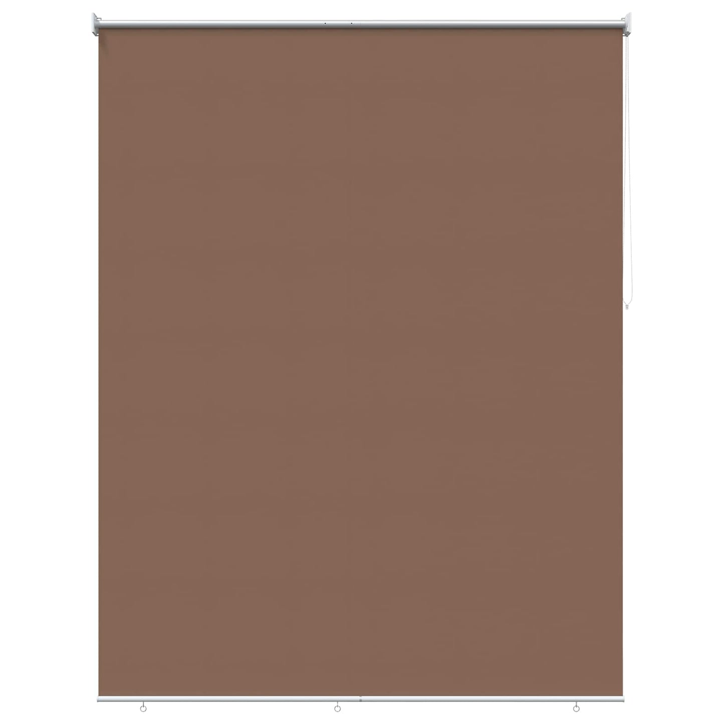 Udeterrasse Rullegardin UV Beskyttelse Gråbrun Polyester