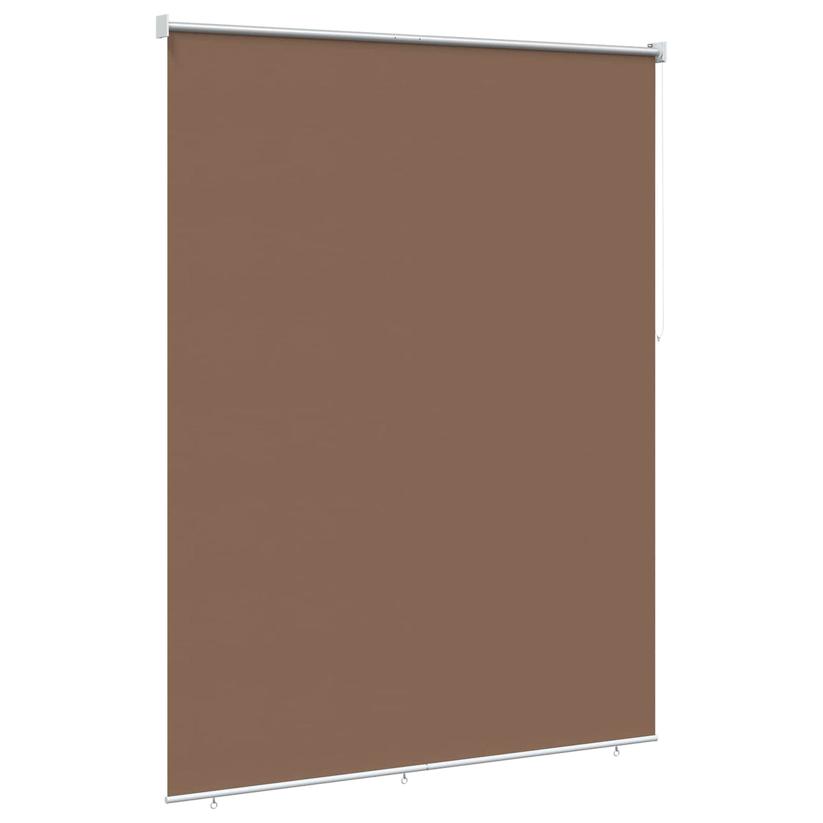 Udeterrasse Rullegardin UV Beskyttelse Gråbrun Polyester