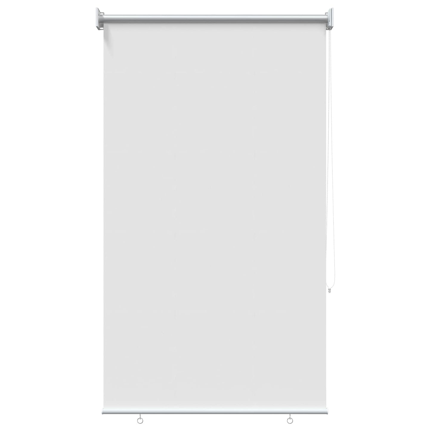 Udeterrasse Rullegardin UV Beskyttelse Hvid Polyester