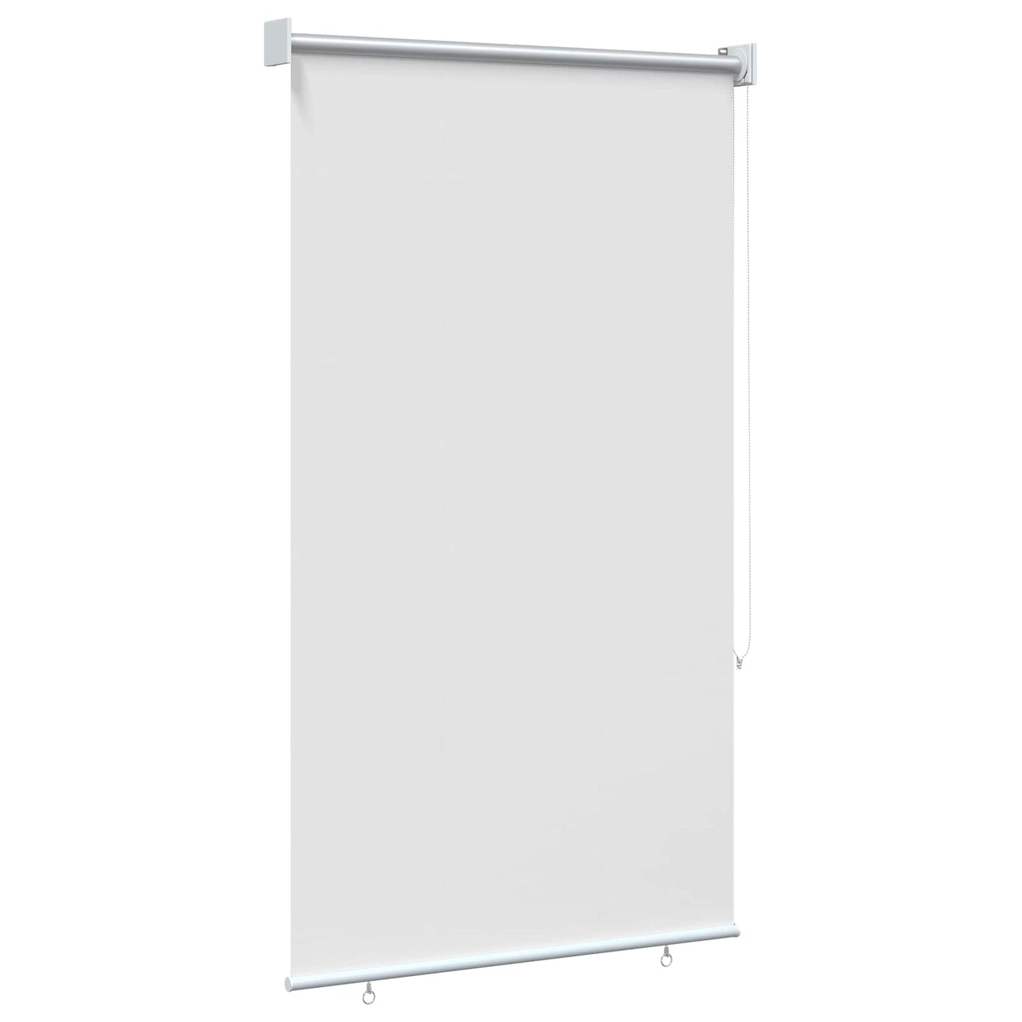 Udeterrasse Rullegardin UV Beskyttelse Hvid Polyester