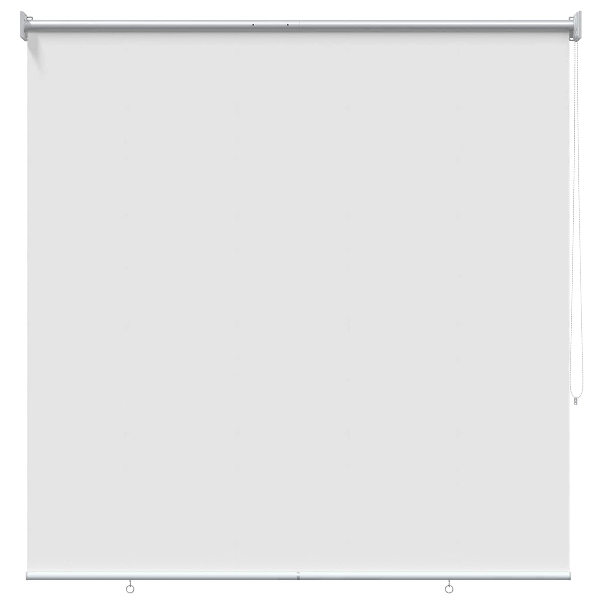 Udeterrasse Rullegardin UV Beskyttelse Hvid Polyester