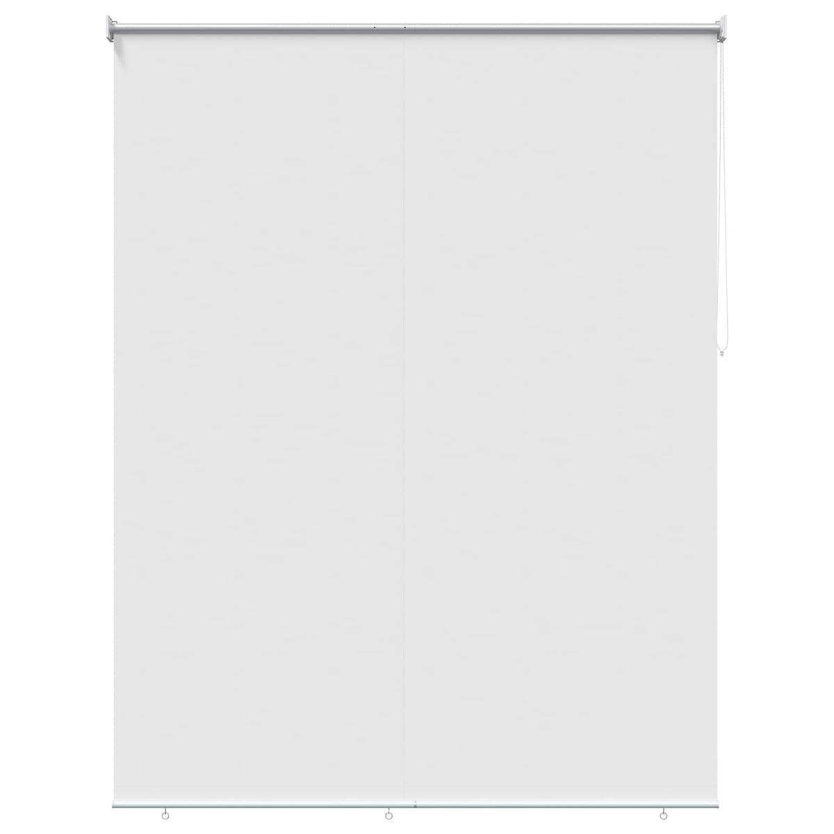 Udeterrasse Rullegardin UV Beskyttelse Hvid Polyester