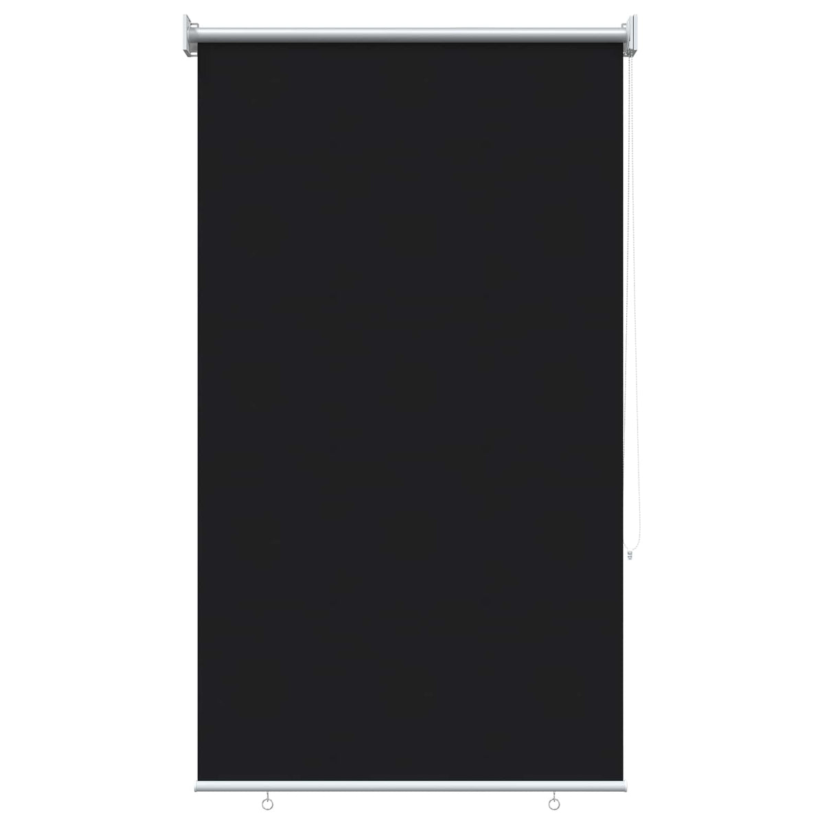 Udeterrasse Rullegardin UV Beskyttelse Sort Polyester