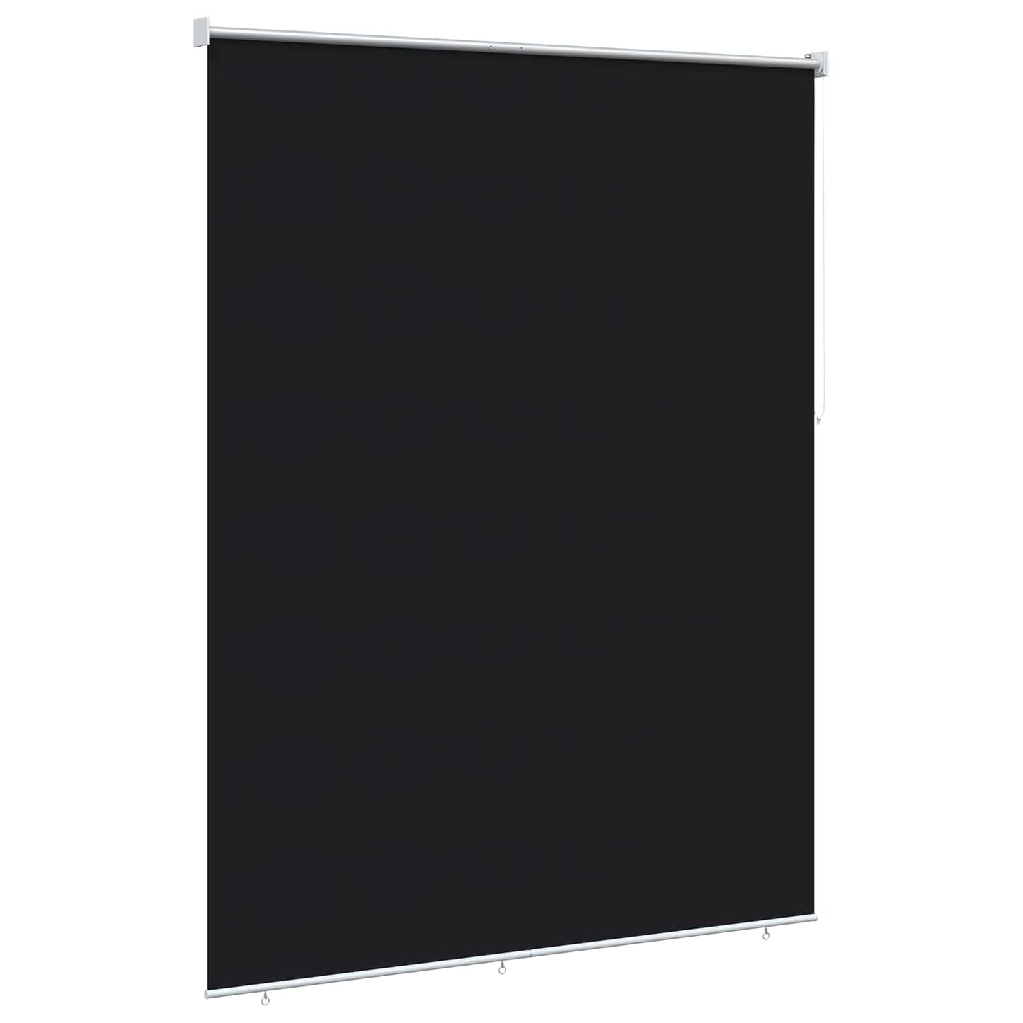 Udeterrasse Rullegardin UV Beskyttelse Sort Polyester