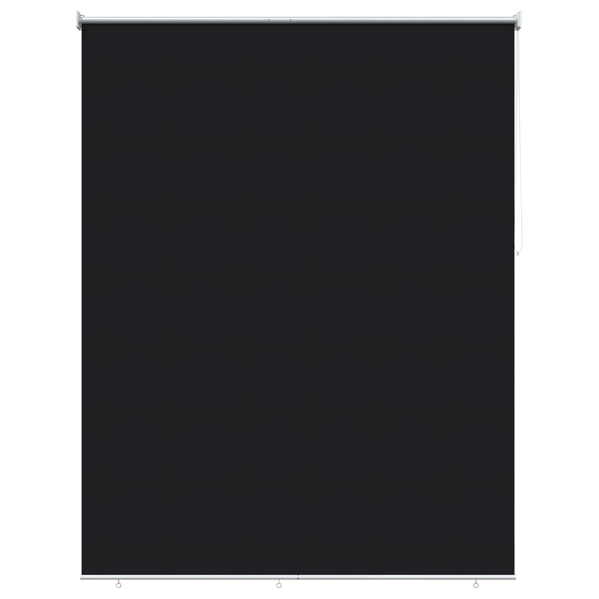 Udeterrasse Rullegardin UV Beskyttelse Sort Polyester
