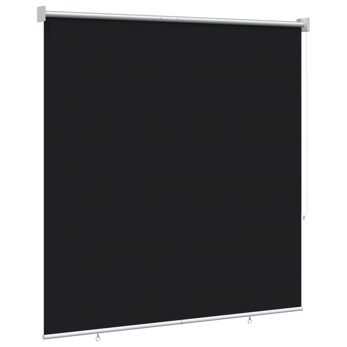 Udeterrasse Rullegardin UV Beskyttelse Sort Polyester
