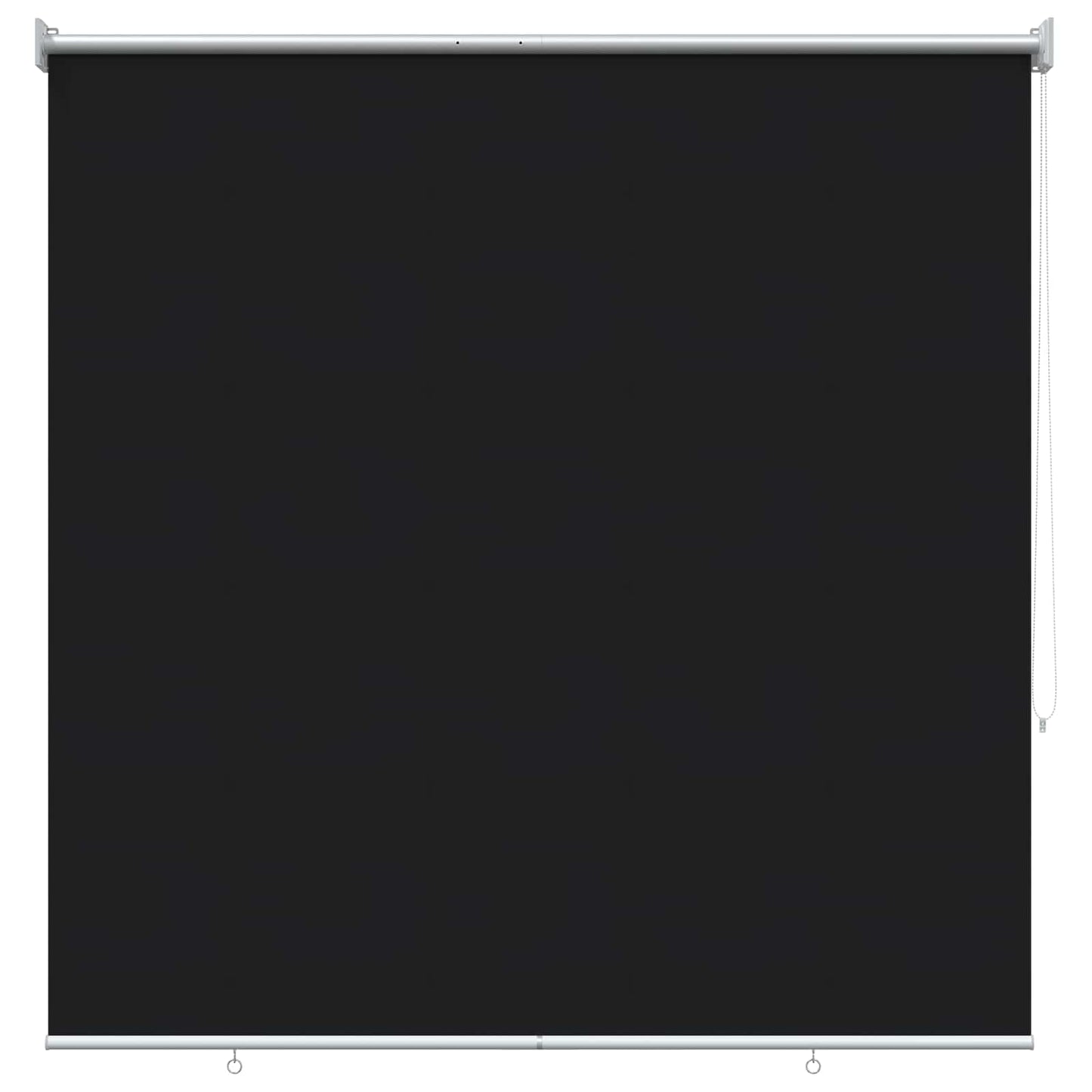 Udeterrasse Rullegardin UV Beskyttelse Sort Polyester