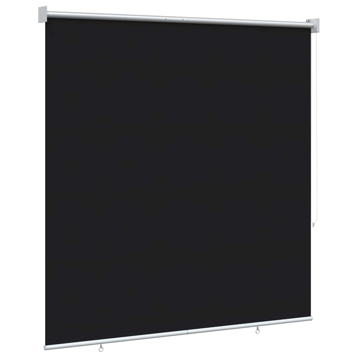 Udeterrasse Rullegardin UV Beskyttelse Sort Polyester